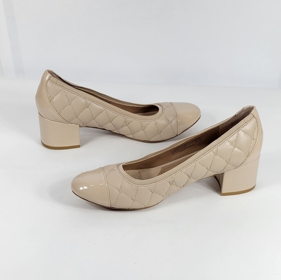 Vionic Ruby Quilted Block Heels #483 Size 10 - Picture 3 of 11